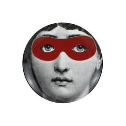 Fornasetti - Piatto Tema e Variazioni n.022 - rosso